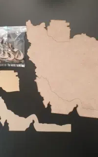 شابلون،برش  آیه و حروف،کالیگرافی