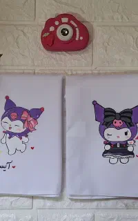 مقنعه نقاشی شده(رنگ ثابت)