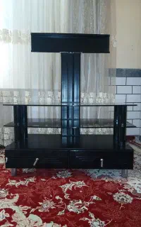 میز تلوزیونی شیشه ای
