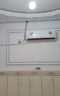 نصب اسپیلت با دستگاه وکیوم