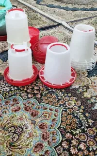 6عدد دان خوری 5عددآب خوری 15 کیلو دان استارتر مرغ