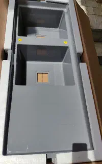 سینک گرانیتی طوسی براق
