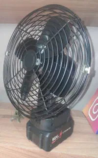 پنکه شارژی استیل با باطری ۹۸