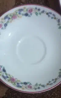 نعلبکی چینی زرین طرح گلستان