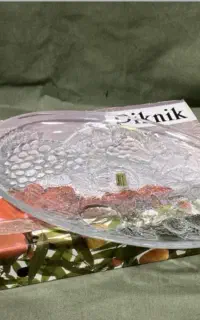 دیس بلور بیضی شکل پاشاباغچه ترک نو