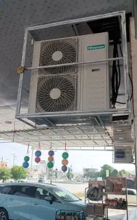 نصب کولرگازی دو تکه و سرویس و خدمات برق