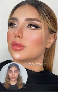 گریم و میکاپ عروس VIP دزفول خانم معافی