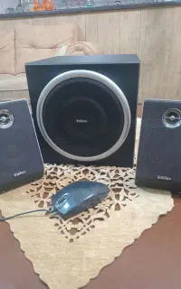 تجهیزات کامپیوتر، موس/ و سه عدد اسپیکر