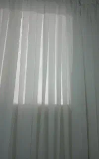 2تاپرده سفید پلیسه120و170سانت