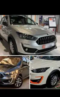 اطلس فول با سانروف نقره ای /تحویل روز نمایندگی