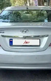 هیوندا اکسنت پلاک ملی (تک برگ سند)