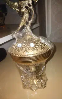 قندان و شیرینی خوری برنجی