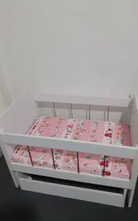 تخت نوزادی گهواره ای به همراه تشک