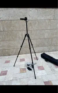 ۳ پایه دوربین حرفه ای manfrotto اصل ایتالیا