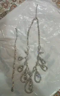 گردنبند و دست بند استیل