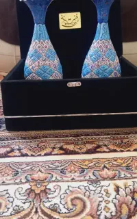 گلدان میناکاری