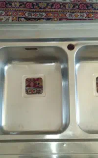 سینک دوقلو پرنیان استیل مدل PS1121