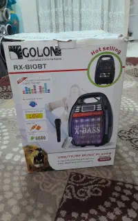 اسپیکر قابل حمل مارکGOLONمدلX-BASS میکروفون دار