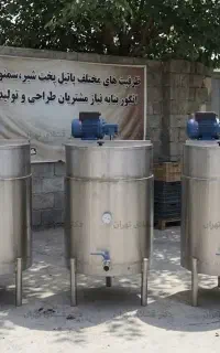 پاتیل پخت شیر 400 لیتری صنعتی - دیگ پروسس لبنیات
