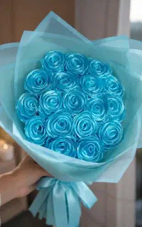 دسته و باکس گل های ربانی