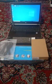 لپ تاپ hp g5 نسل 7 ddr4 با وسایل کامل
