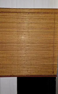 پرده کرکره بامبو سالم و تمیز