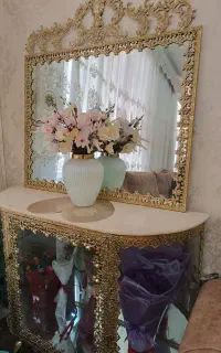 اینه و کنسول برنز نو نو تازه خریدم