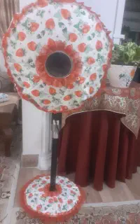 کاور پنکه با پارچه رنگ ثابت و تضمینی