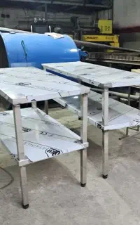 میز کار استیل و ترولی قفسه صنعتی بندرعباس