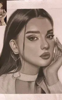 آموزش و سفارش طراحی چهره سیاه قلم