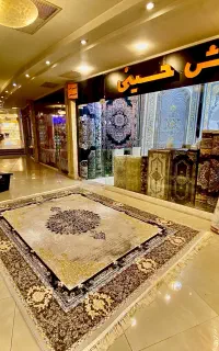 فرش پتینه تم آبی ۱۲ متری مشهد اکبند شرکتی