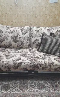 مبل اسکلت چرم پایه استیل ۱۰نفره