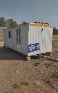 ۱۵ متر کانکس تیر آهن شاسی حفاظ دار کف عایف