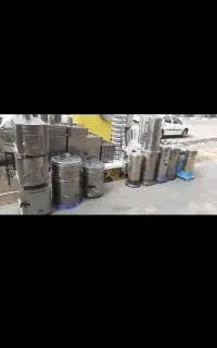 بخاری هیزمی خیلی بزرگ دودکش 15 کنده سوز کباب پز