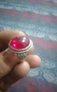 سلام انگشتر یاقوت سرخ نقر شکسته