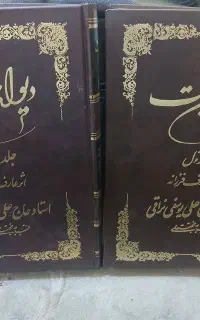 دو جلد کتاب دیوان محبت