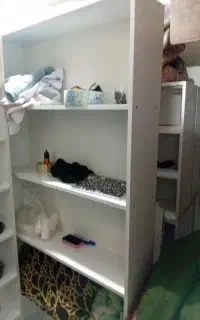 قفسه به ارتفاع ۲متر ۲۰سانتی و۳۰سانتی ام دی اف