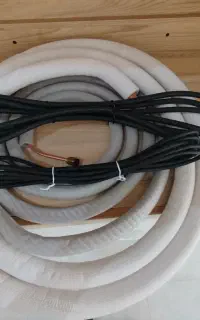 لوله مسی کولر گازی 24000 با کابل و کارتن پنل