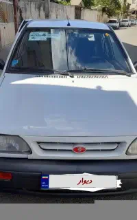 پراید صبا سفید مدل ۸۸