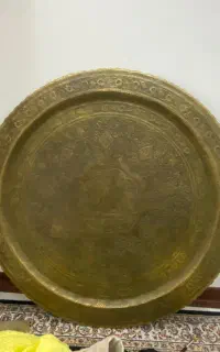 سینی برنجی قدمت دار