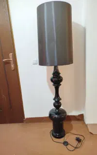 آباژور پایه بلند چوبی