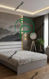 سرویس خواب الینا تخت دو نفره تشک. تخت خواب