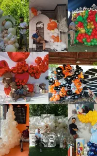 بادکنک آرایی گل آرایی افتتاحیه فینگرفود دیجی