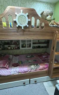 تخته دو طبقه در حد نو بدون خط وخش