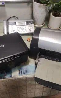 ۲ عدد پرینتر hp جوهر افشان