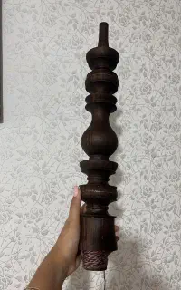 قلیون چوب گردو دور مس