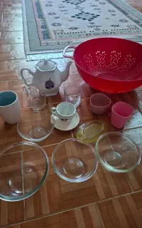 تعدادی ظرف مناسب باغ