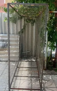 قفس بزرگ توری آهنی دستساز پرنده