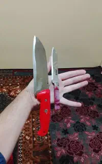 دوعدد چاقو خانه برای گوشت نونو