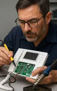 تعمیر تخصصی ونصب انواع آیفون های صوتی وتصویری
